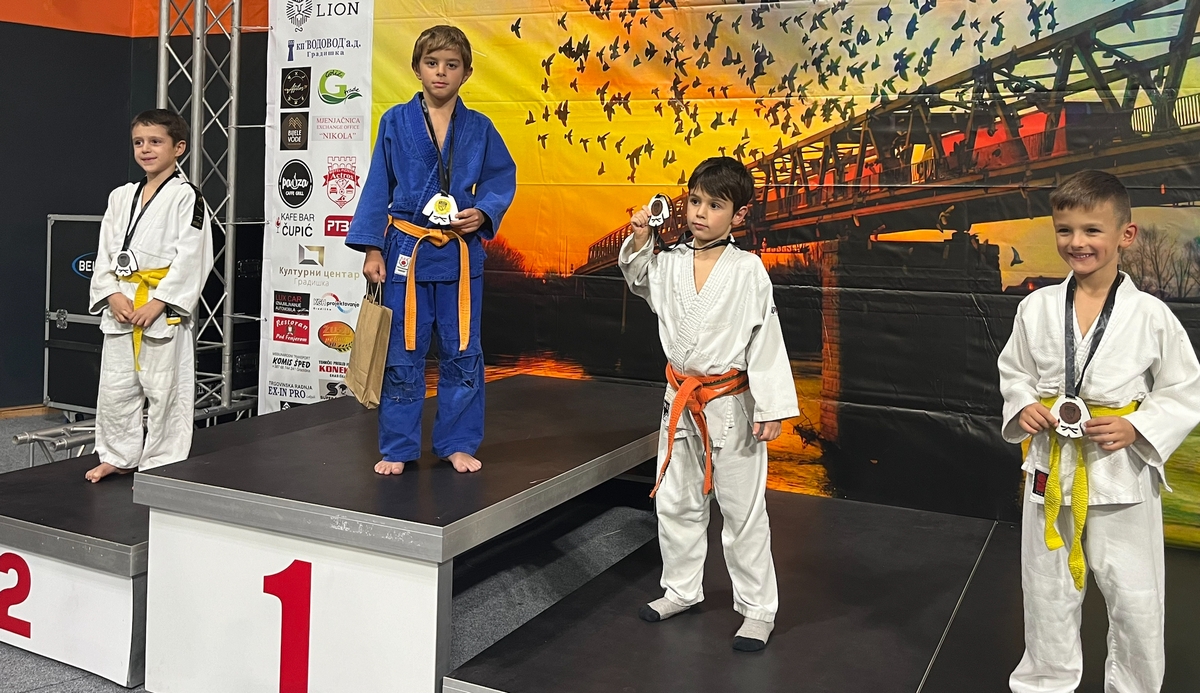 DOBOJ: Dobojlije briljirale na međunarodnom džudo turniru „Trofej Gradiške” (FOTO)
