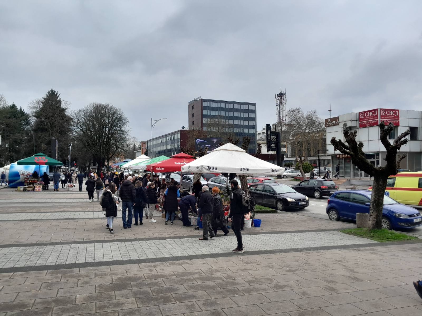 OSMI MART NA ULICAMA DOBOJA: Znatno manja ponuda cvijeća nego ranije. (FOTO)