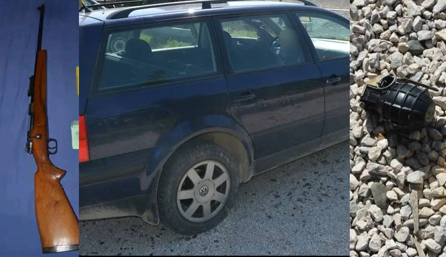DOBOJ: Pronađen otuđeni putnički automobil i oružje