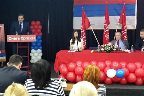 DOBOJ: Dodik zadovoljan radom Gradskog odbora SNSD-a