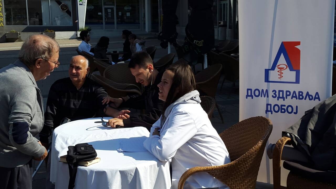 DOBOJ: Akcijom besplatnog mjerenja krvnog pritiska obilježen Svjetski dan srca