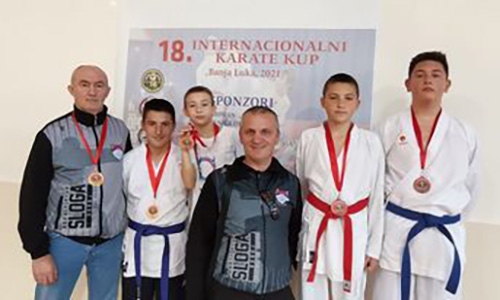 DOBOJ: Karatisti Sloge osvojili pet medalja na turniru u Banja Luci
