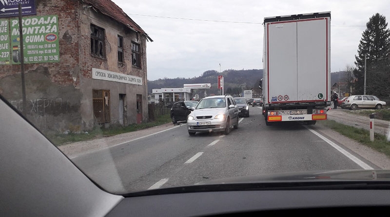 DOBOJ: Saobraćajna nesreća u Rudanci