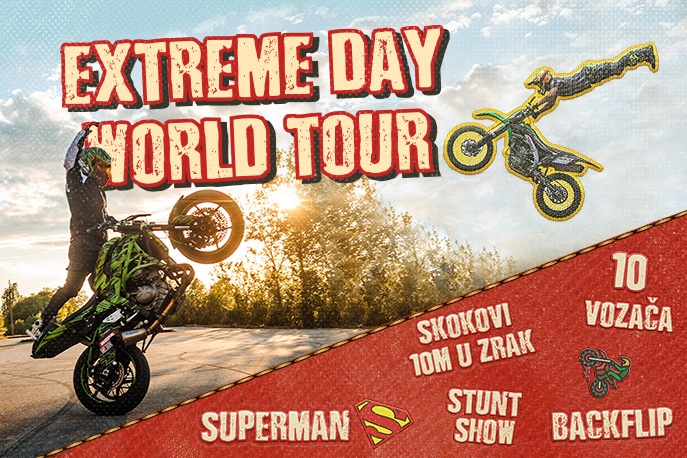 EXTREME DAY WORLD TOUR Vatrena atmosfera na Moto Festu 2024