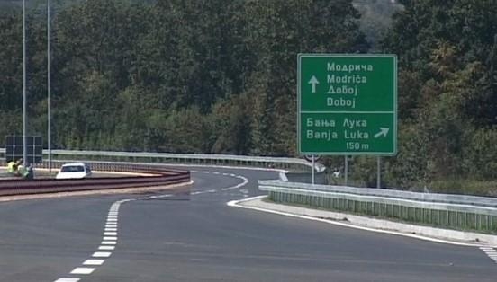 DOBOJ: Autoput u funkciji početkom septembra