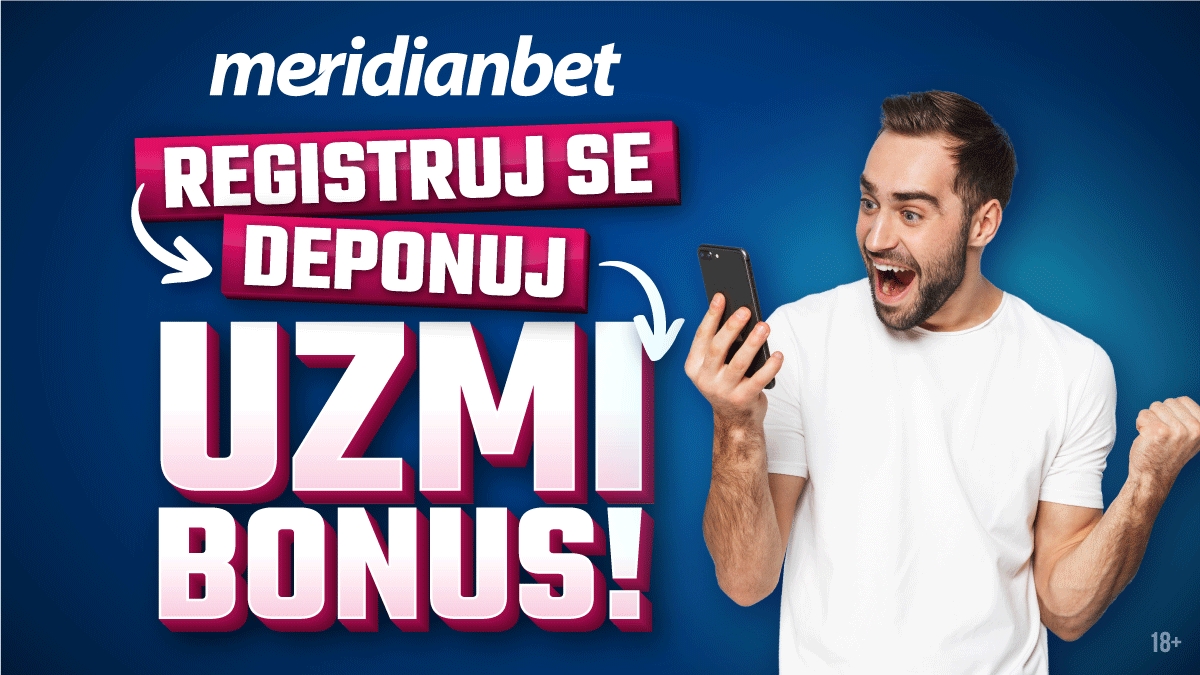 Meridianbet nove igrače časti bonusom