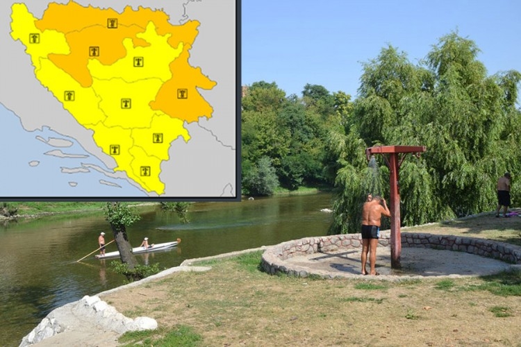 DOBOJ: Narandžasti meteoalarm, očekuju se temperature iznad 35 stepeni Celzijusovih