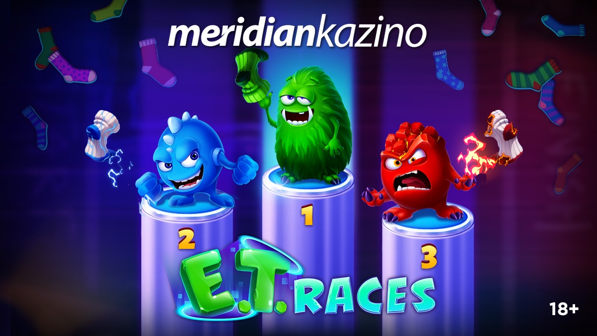MERIDIAN KAZINO: Krenite za sjajnim kazino bonusima u slotu E.T. Races!