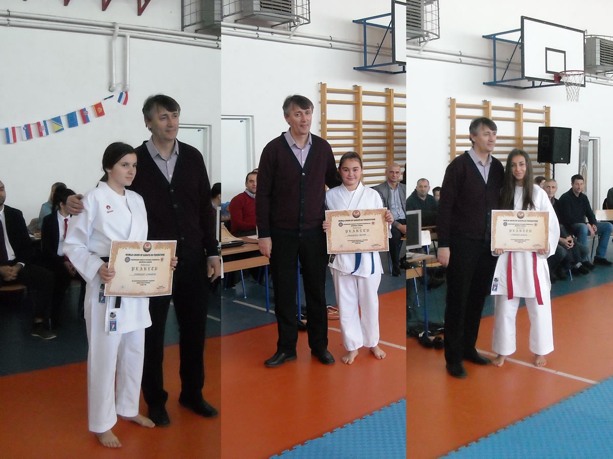 LIGA ŠAMPIONA UJEDINJENOG KARATEA: Tri Dobojke među najboljima (FOTO)