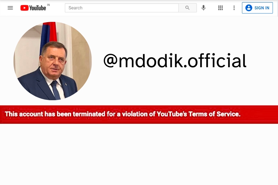 Dodiku ugašen Youtube kanal