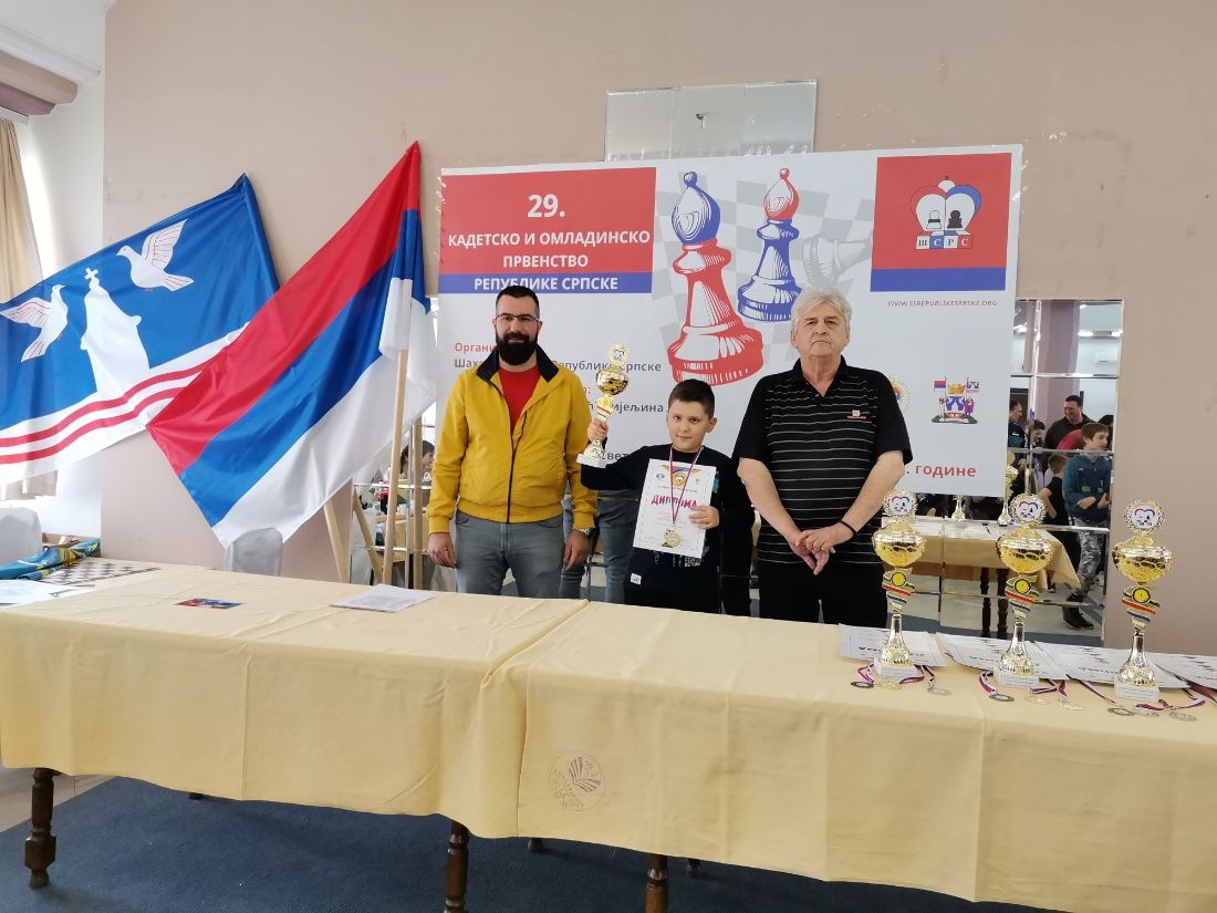 DOBOJ: Đorđe Lukić po četvrti put kadetski šampion Republike Srpske u šahu