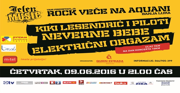 DOBOJSKI INFO PREDSTAVLJA: Rock veče na Aquani