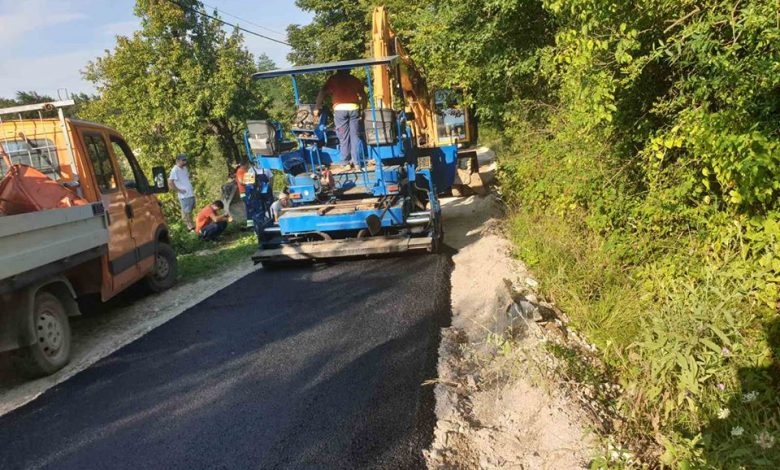 DOBOJ: Novi metri asfalta položeni u Striježevici