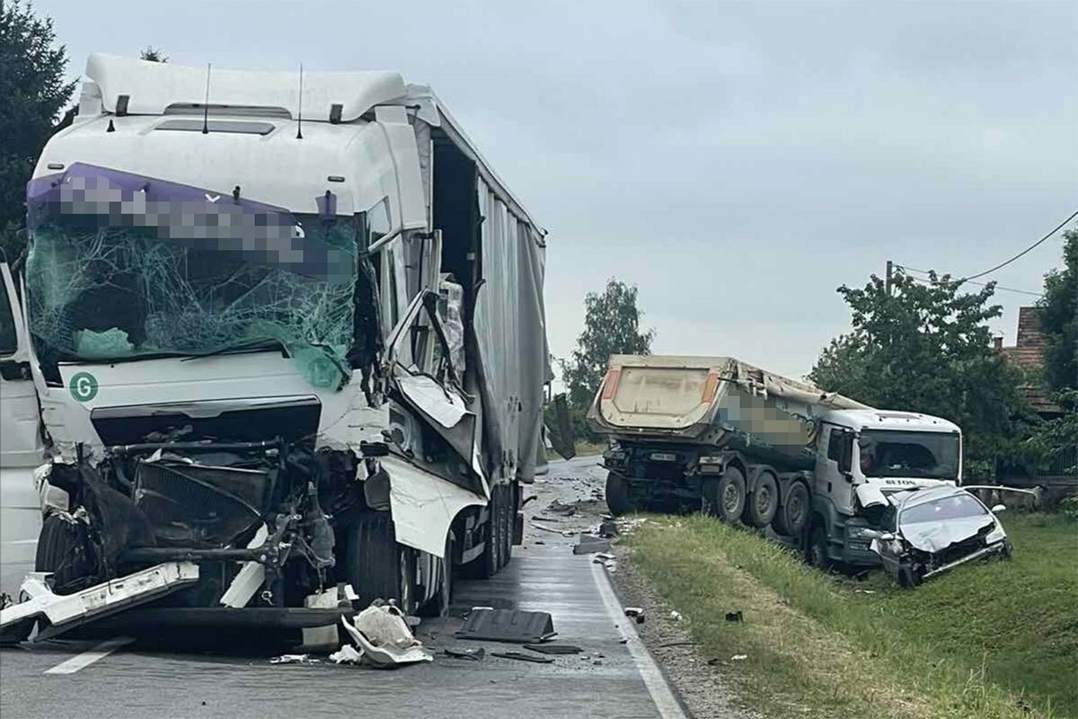 DOBOJ: Nakon sudara dva kamiona i dva automobila u Modriči normalizovan saobraćaj
