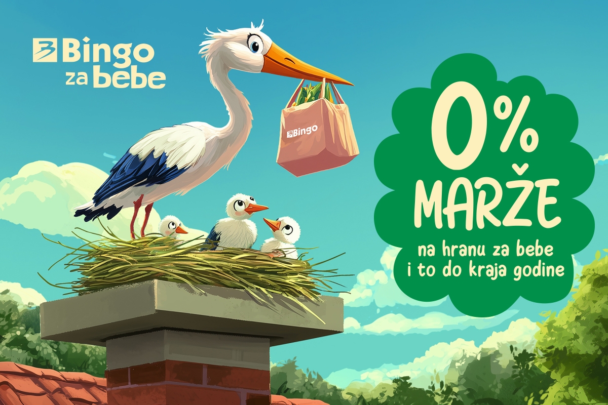 “Bingo za bebe” treću godinu zaredom donosi 0% marže na hranu za najmlađe!
