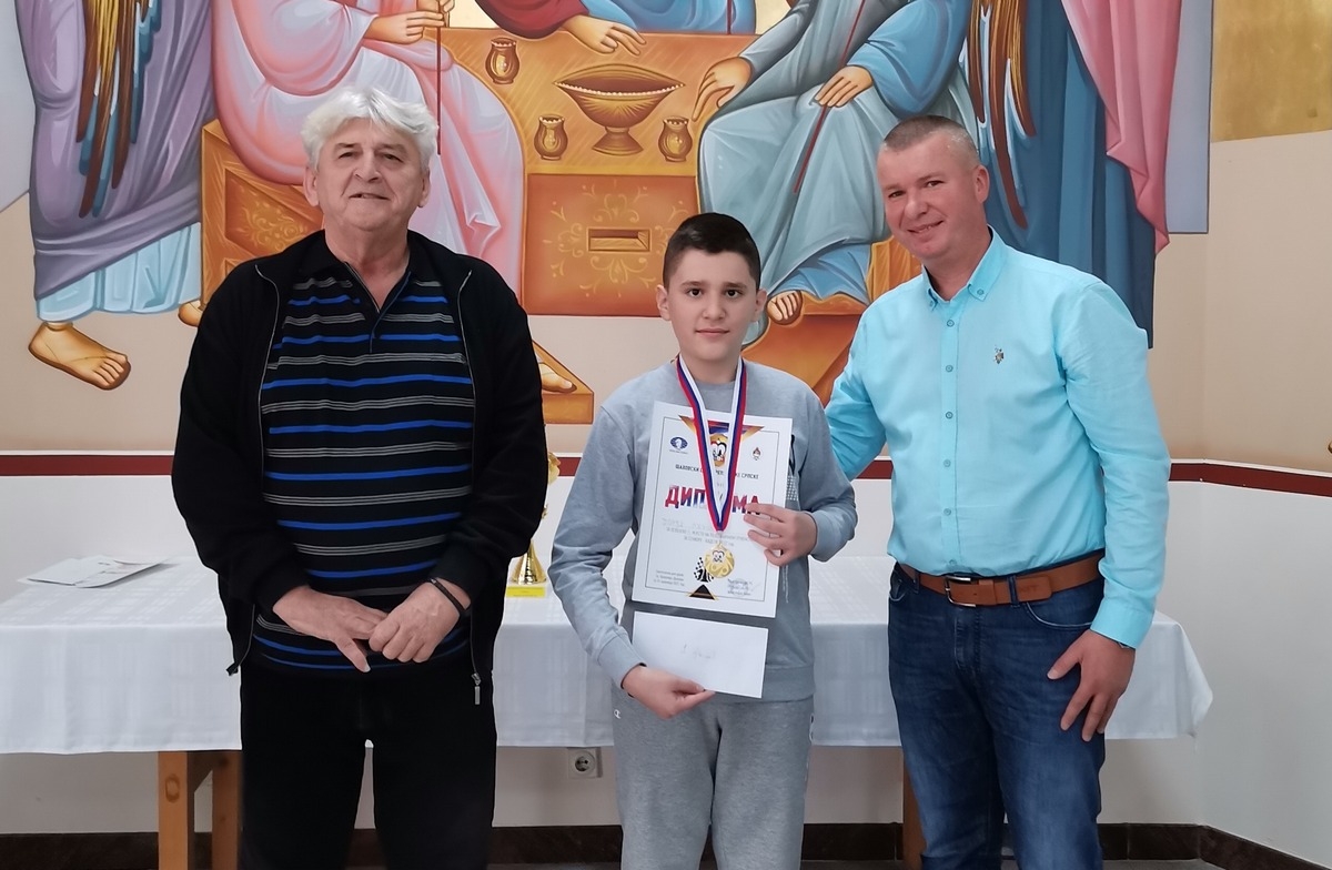 DOBOJ: Đorđe Lukić zlatni na seniorskom šahovskom prvenstvu Republike Srpske