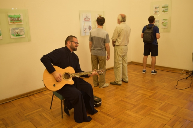 IZLOŽBA U BANSKOM DVORU BOJANA JOKANOVIĆA: „Sizif u borbi za pravopis“ (FOTO)