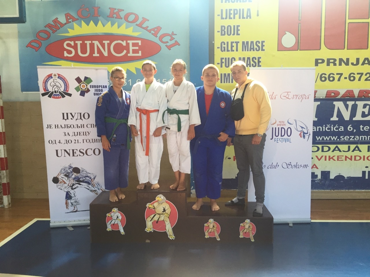 DOBOJ: Četiri takmičara, četiri medalje za džudiste Athlete M (FOTO)