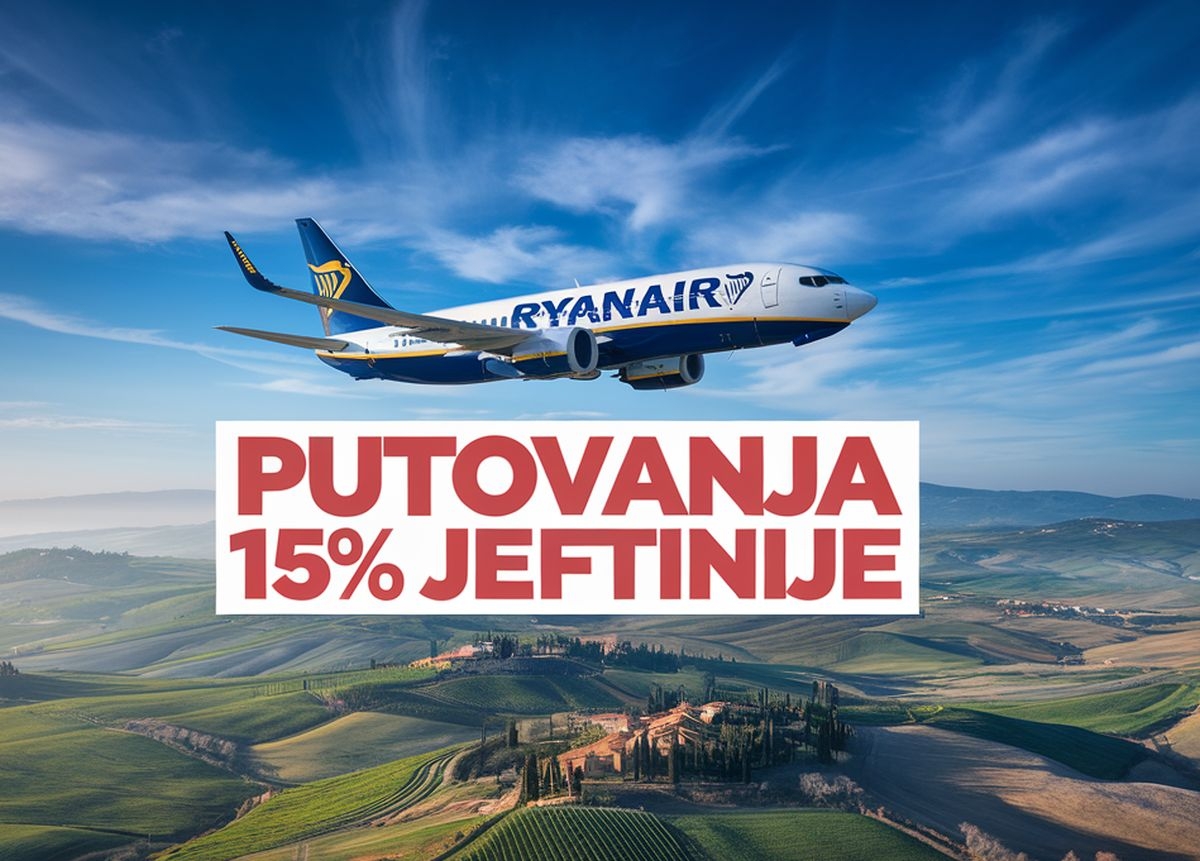 Ryanair pokrenuo 48-časovnu rasprodaju sa 15% popusta na karte za zimska putovanja