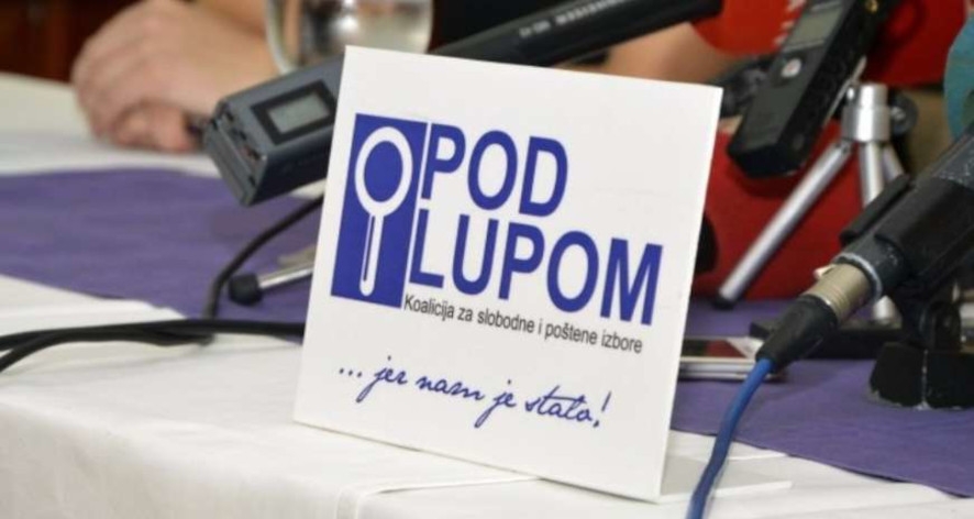 Koalicija “Pod lupom” pozvala CIK da poništi izbore na svim biračkim mjestima gdje su utvrđene značajne izborne nepravilnosti a nadležne organe da sankcionišu odgovorne
