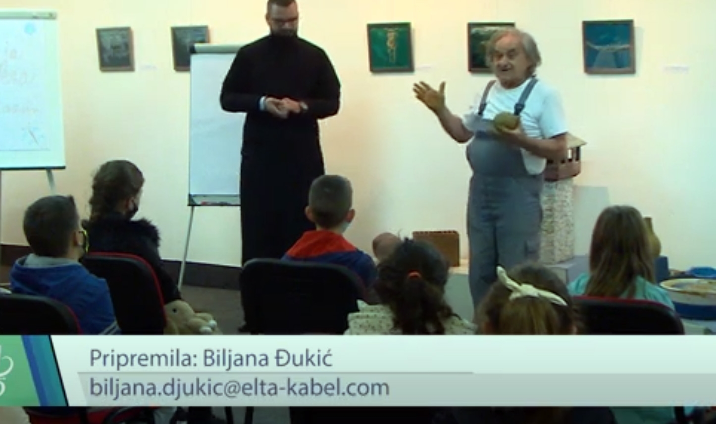 DOBOJ: Radionica „Kad porastem biću umjetnik“ (VIDEO)