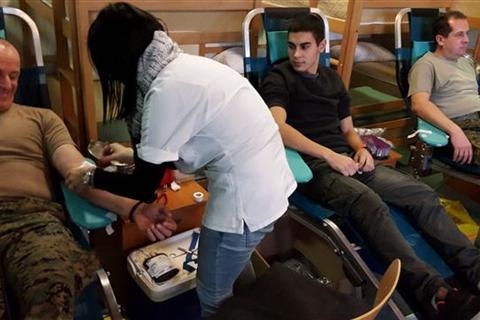 DOBOJ: Zajednička akcija davanja krvi