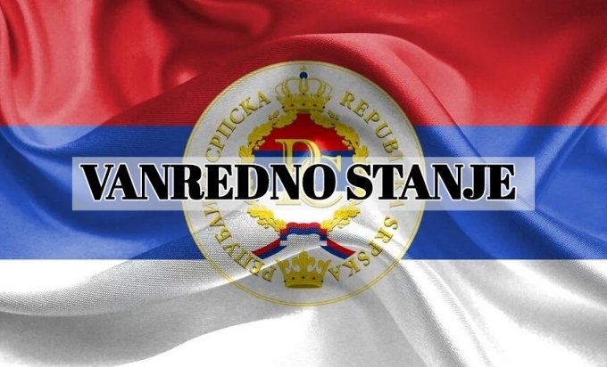 Odluka o vanrednom stanju objavljena u Službenom glasniku