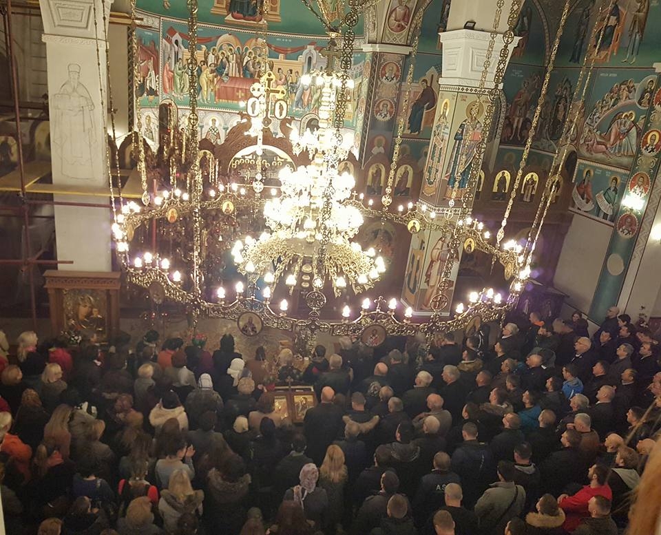 DOBOJ: Pravoslavni vjernici proslavljaju Božić