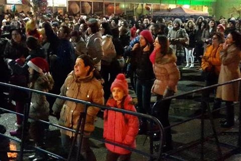 DOBOJ: Doček na gradskom trgu