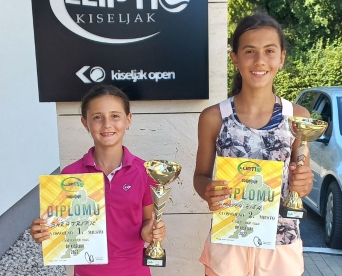 NOVI BISER DOBOJSKOG TENISA: Desetogodišnja Sara Tripić osvojila titulu U12 u Kiseljaku.