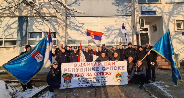 DOBOJ: Veterani specijalci u akciji dobrovoljnog davanja krvi