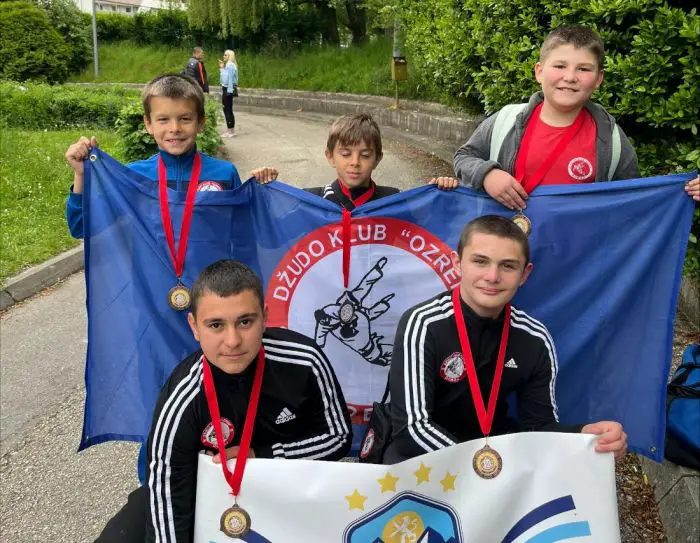 FOTO: Dobojski info | DOBOJ: Pet medalja za Džudo klub „Ozren“ Doboj na turniru u Pljevljima