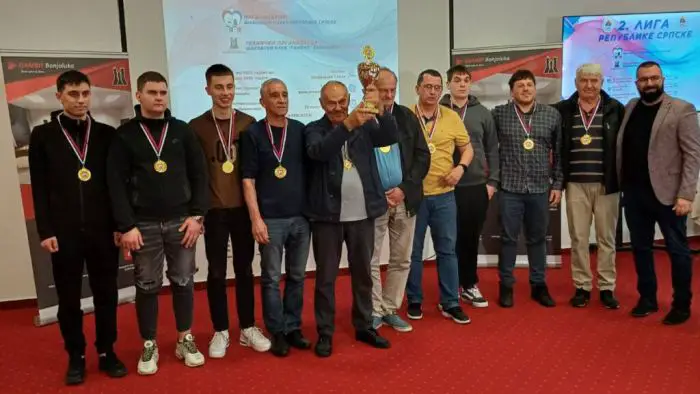 DOBOJ: Šahovski klub „En passant” – pobjednici Druge lige Republike Srpske