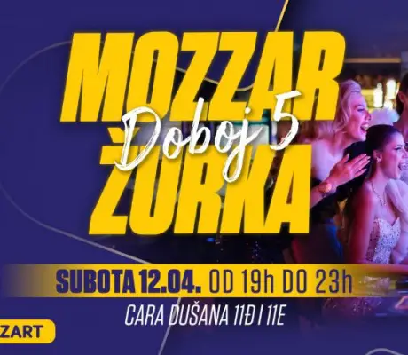 Žurka za pamćenje u Doboju – pokloni, kokteli i vaučeri od 50 KM!