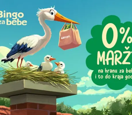 “Bingo za bebe” treću godinu zaredom donosi 0% marže na hranu za najmlađe!